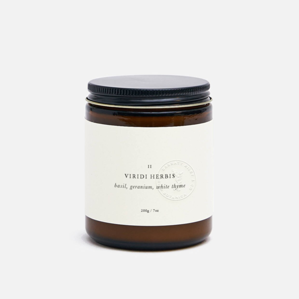 Barratt Riley & Co Viridi Herbis Botanical Candle