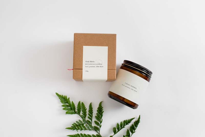 Barratt Riley & Co Viridi Herbis Botanical Candle