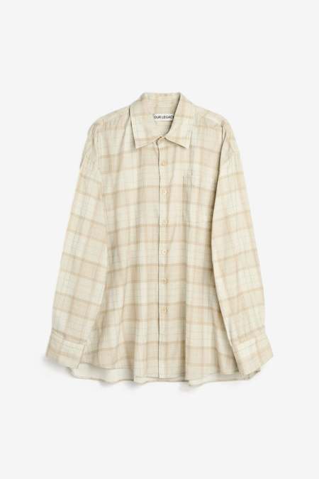 Our Legacy Waltz Shirt - Black Ritzy Cotton | Garmentory