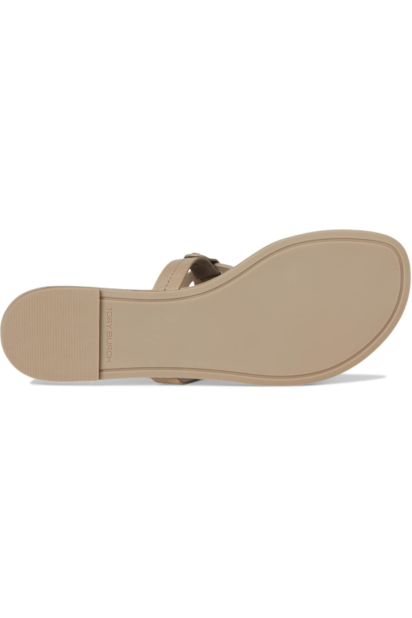Tory Burch Metal Miller Sandals - Walnut/Gold