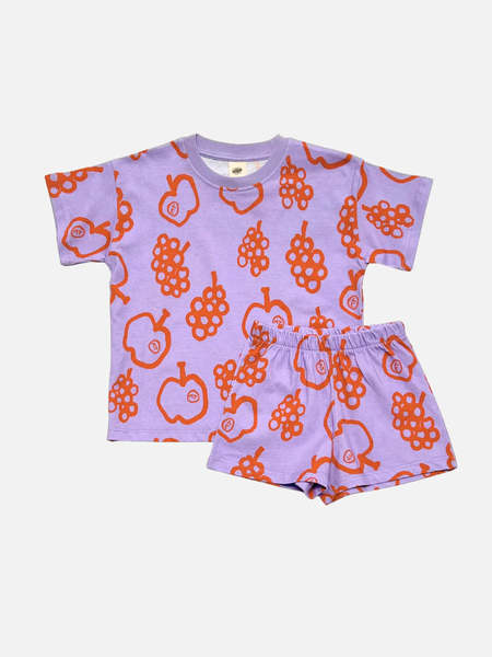 Kids Soor Ploom Flutter Tee - Stripe Eucalyptus | Garmentory