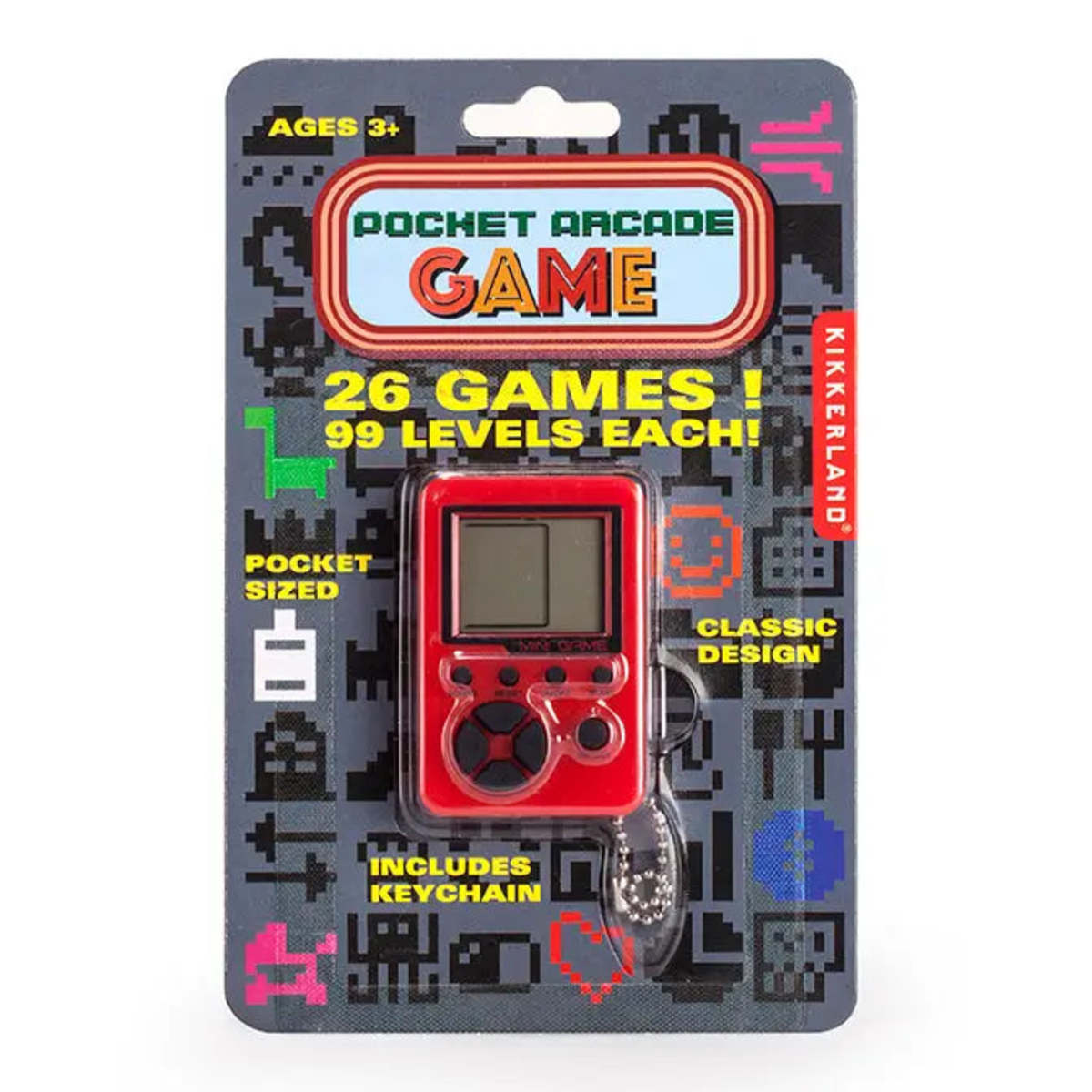 KIDS Huckleberry by Kikkerland Kidoki Pocket Arcade Game Toy - Image 3 of 3