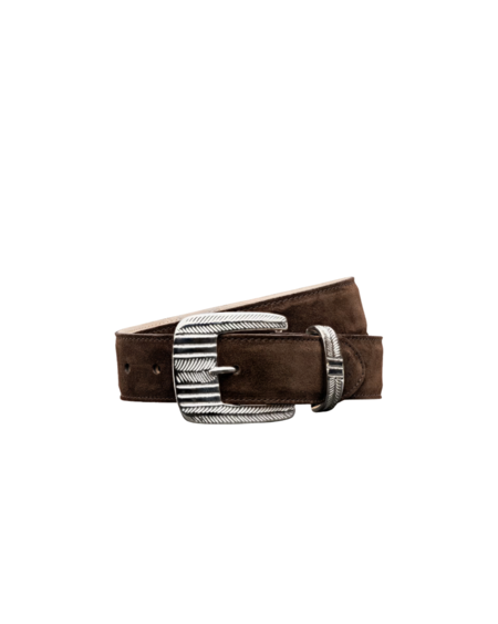 Stussy SS-Link Buckle Belt - Brown | Garmentory