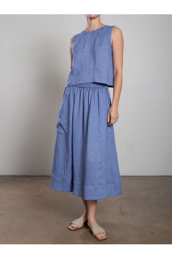 Pharaoh Carolina Skirt in French Linen