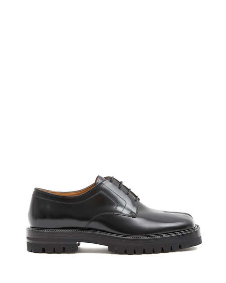 Maison Margiela Leather Airbag Derby - Black | Garmentory