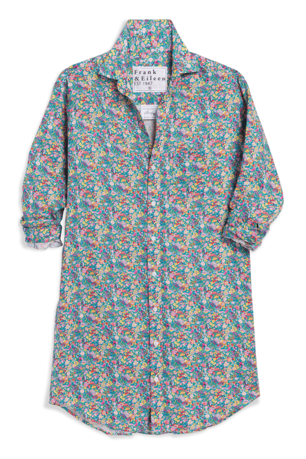 Frank & Eileen Mary Classic Shirtdress - Multicolor Flowers