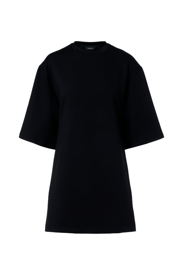 WARDROBE.NYC Backless Tee Dress Mini - Black