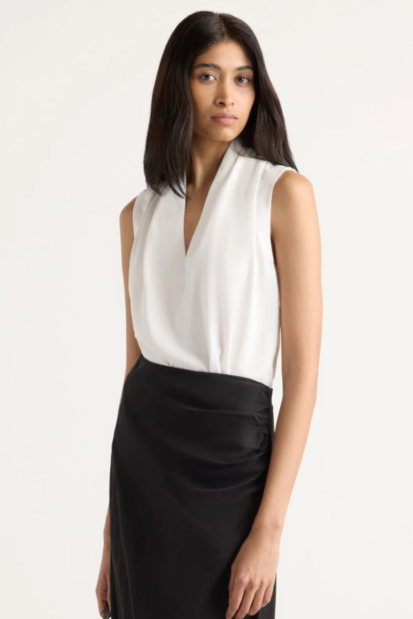 Modern Citizen Jae V-Neck Sleeveless Blouse