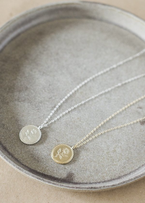 Wolf Circus Rose Coin Necklace | Garmentory