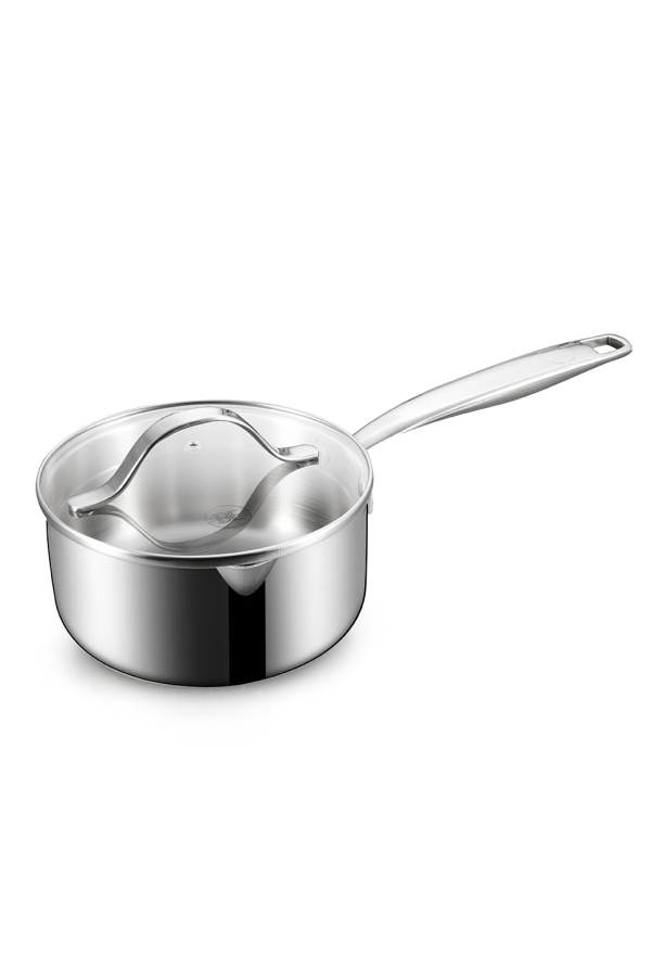 Be Living Essential Series Sauce Pan With Lid 20 cm Triply Stainless Steel