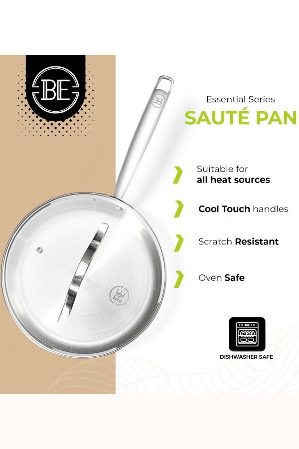 Be Living Essential Series Saute Pan 24 cm