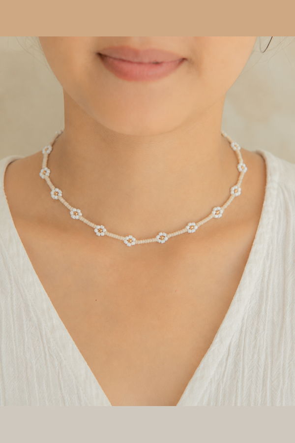 Village Thrive Flora Beaded Necklace