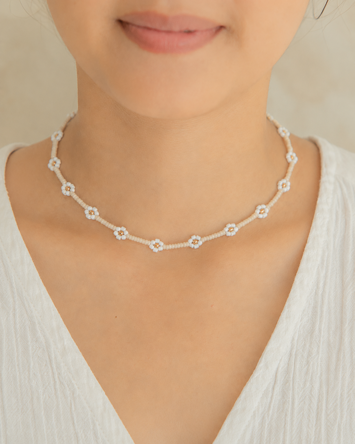 Village Thrive Flora Beaded Necklace - Image 1 of 15