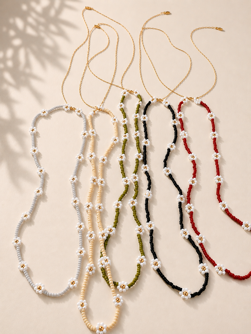 Village Thrive Flora Beaded Necklace