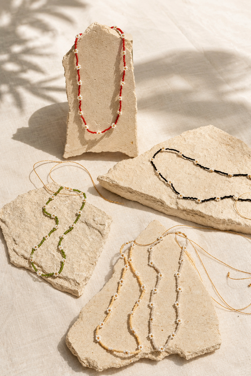 Village Thrive Flora Beaded Necklace