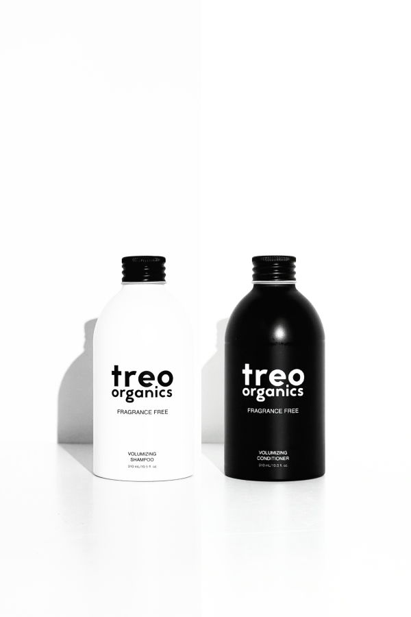 Treo Organics Fragrance-Free Volumizing Shampoo & Conditioner Duo