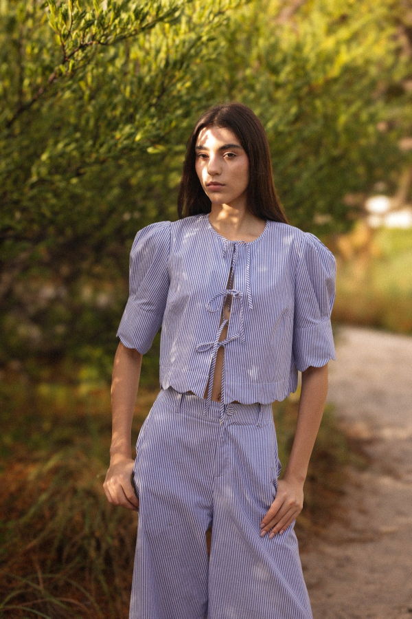 Sister NY Portofino Pants - Blue/White Stripe