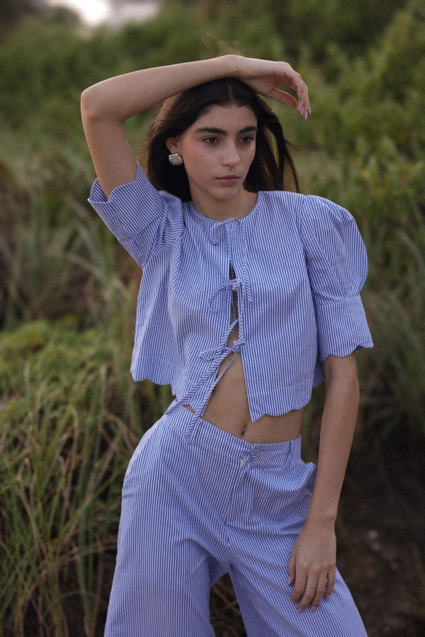 Sister NY Scalloped Top
