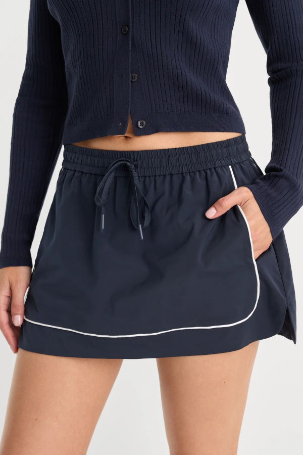 Good American Sport Skort - Storm Blue