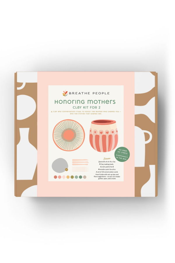 Kids Breathe People Honoring Mothers Clay Kit for 2: A Creative Keepsake for Connection