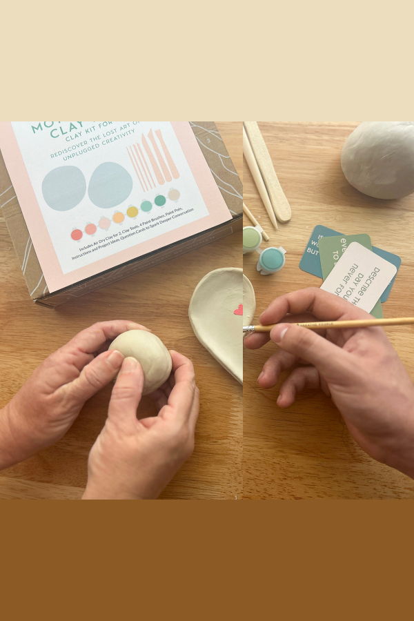 Kids Breathe People Honoring Mothers Clay Kit for 2: A Creative Keepsake for Connection