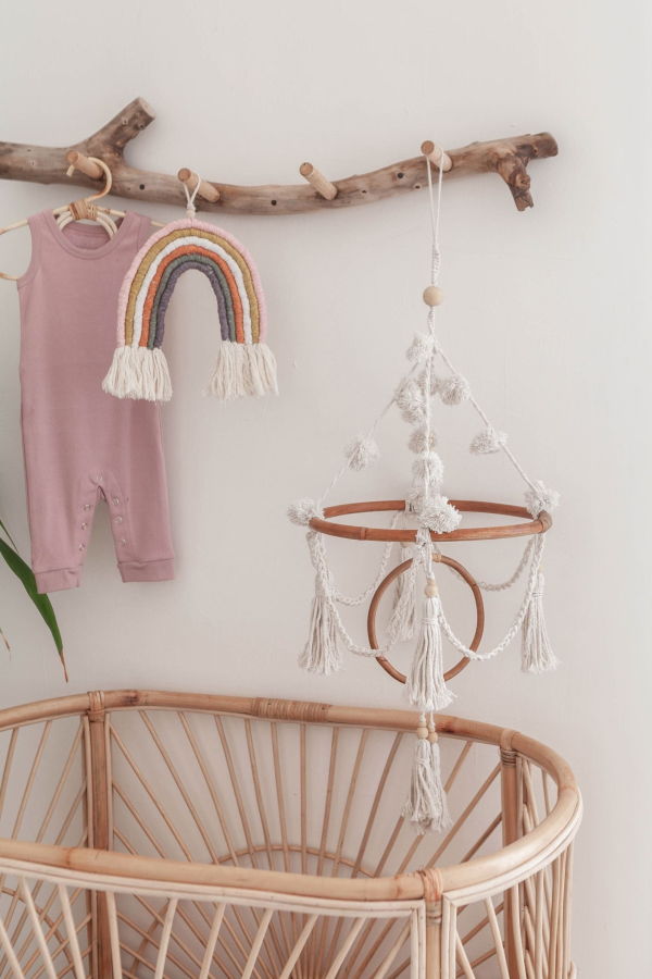 Kids Village Thrive Pom Pom Baby Mobile
