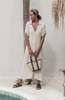 Village Thrive Raja Leather and Cane Carryall Bag - Thumbnail 7