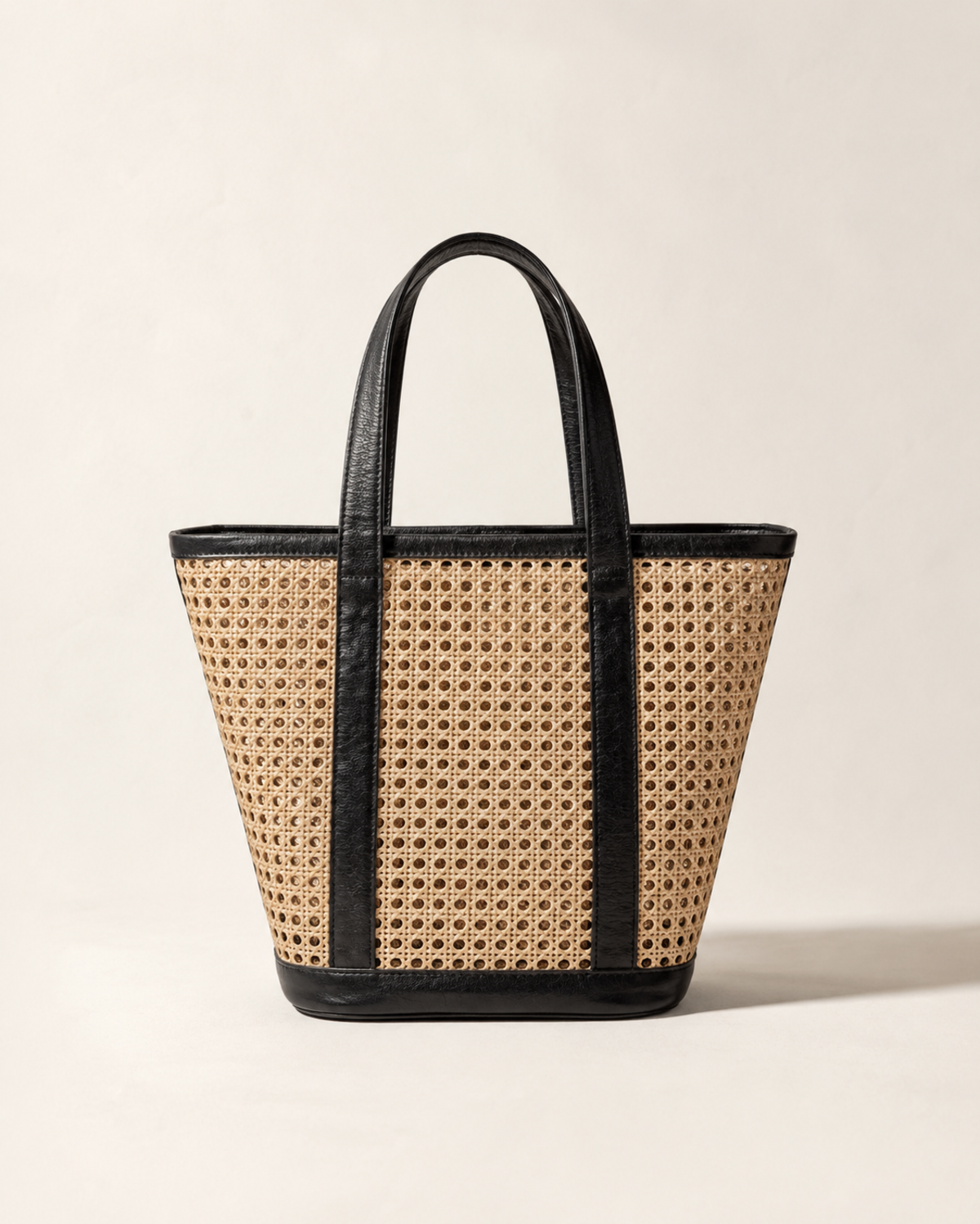 Village Thrive Raja Leather and Cane Carryall Bag - Image 17 of 59