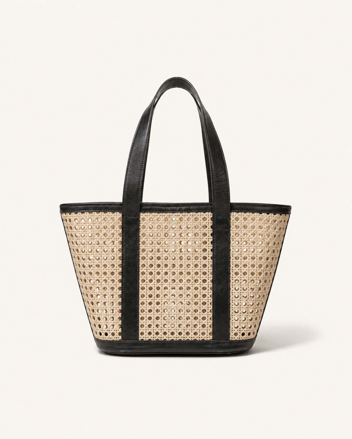 Village Thrive Raja Leather and Cane Carryall Bag - Image 18 of 59
