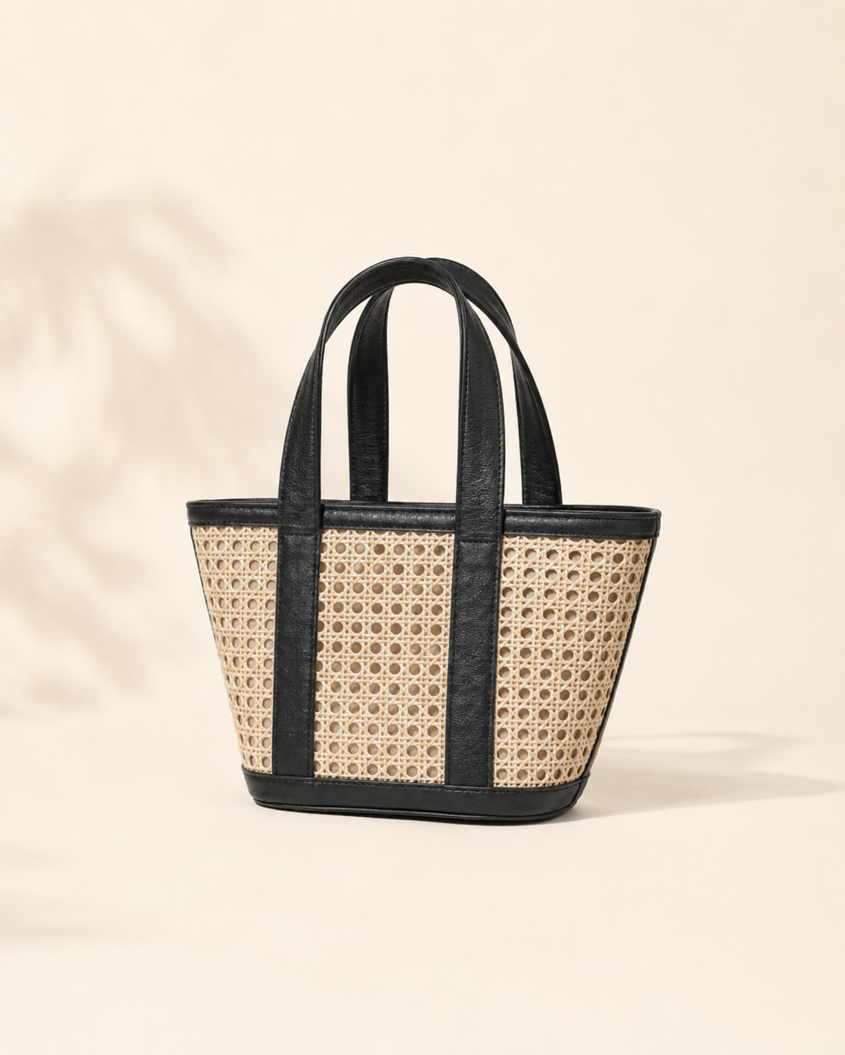 Village Thrive Raja Leather and Cane Carryall Bag - Image 21 of 59