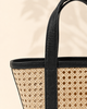 Village Thrive Raja Leather and Cane Carryall Bag - Thumbnail 24