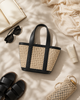 Village Thrive Raja Leather and Cane Carryall Bag - Thumbnail 28