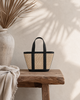 Village Thrive Raja Leather and Cane Carryall Bag - Thumbnail 29