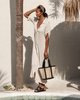 Village Thrive Raja Leather and Cane Carryall Bag - Thumbnail 32