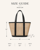 Village Thrive Raja Leather and Cane Carryall Bag - Thumbnail 36