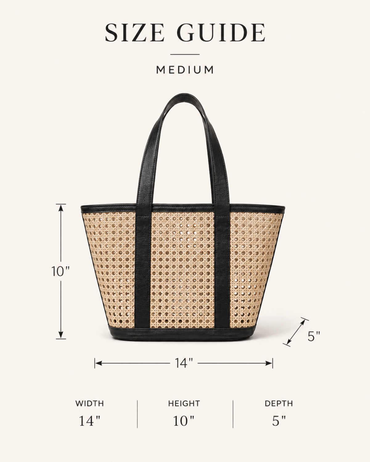 Village Thrive Raja Leather and Cane Carryall Bag - Image 36 of 59