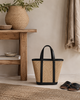 Village Thrive Raja Leather and Cane Carryall Bag - Thumbnail 41