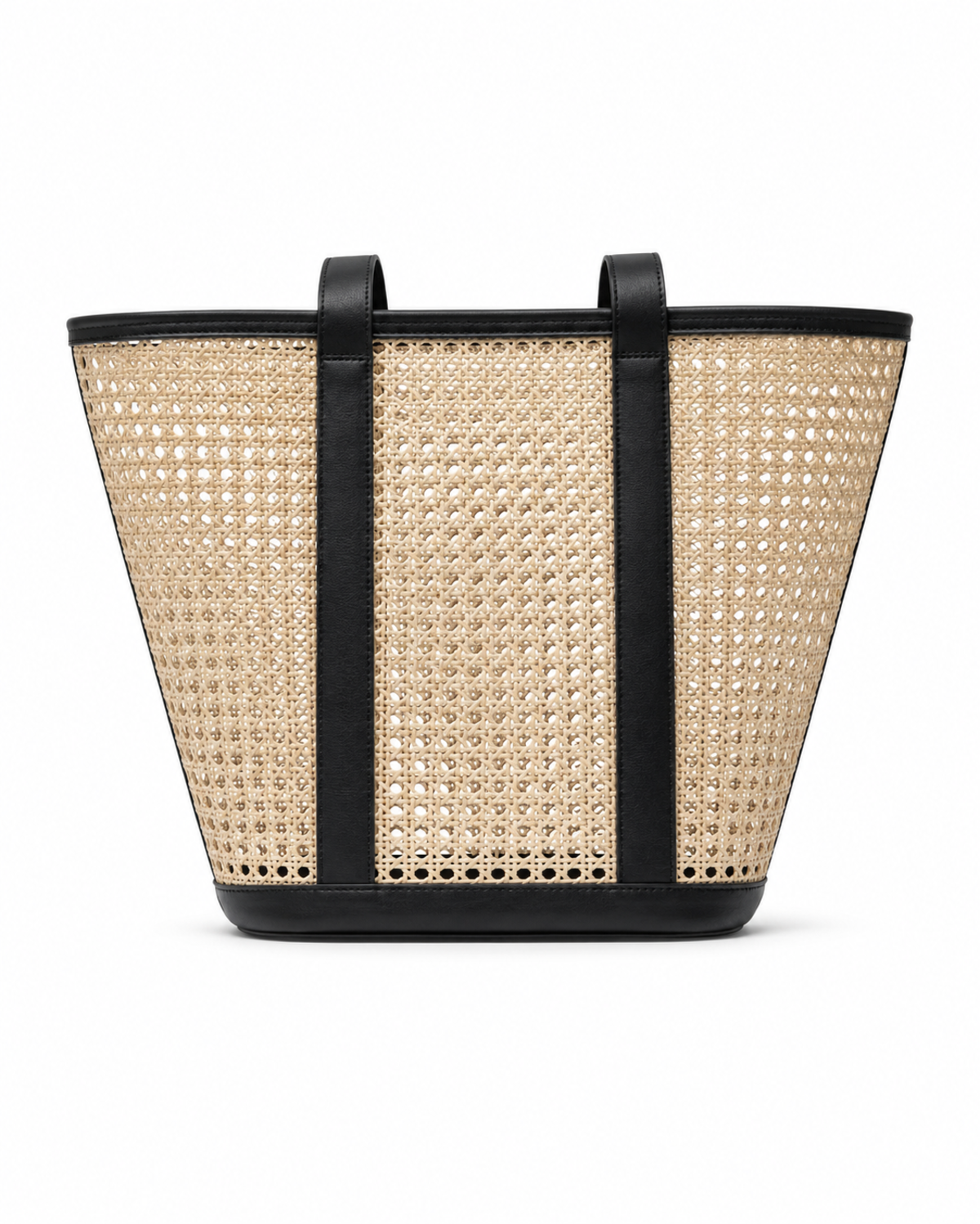 Village Thrive Raja Leather and Cane Carryall Bag - Image 54 of 59