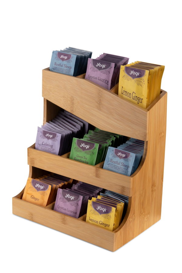 Theodore Leather Tea Organizer