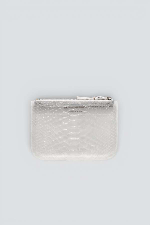 Comme des Garçons Zip Pouch Wallet Transparent Snake SA8100ST