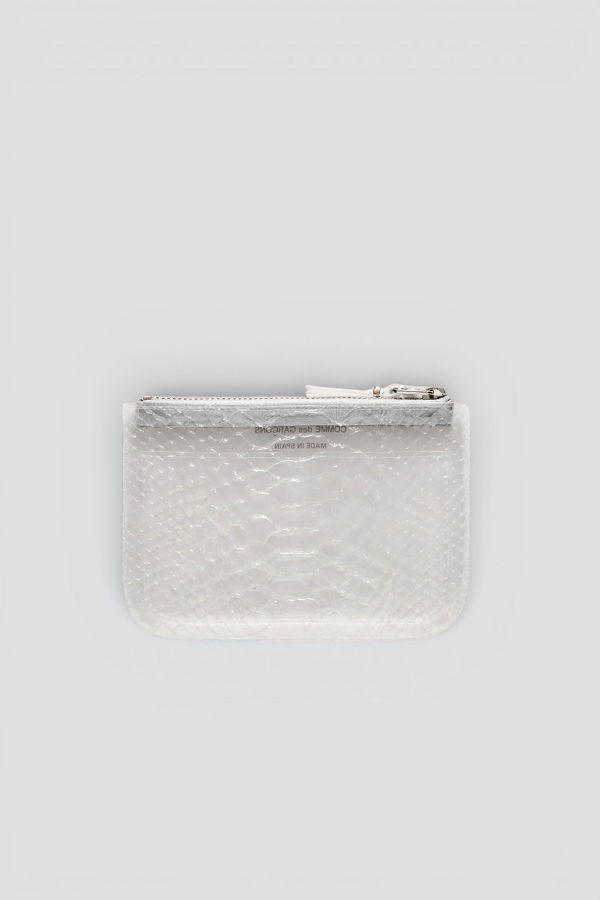 Comme des Garçons Zip Pouch Wallet Transparent Snake SA8100ST
