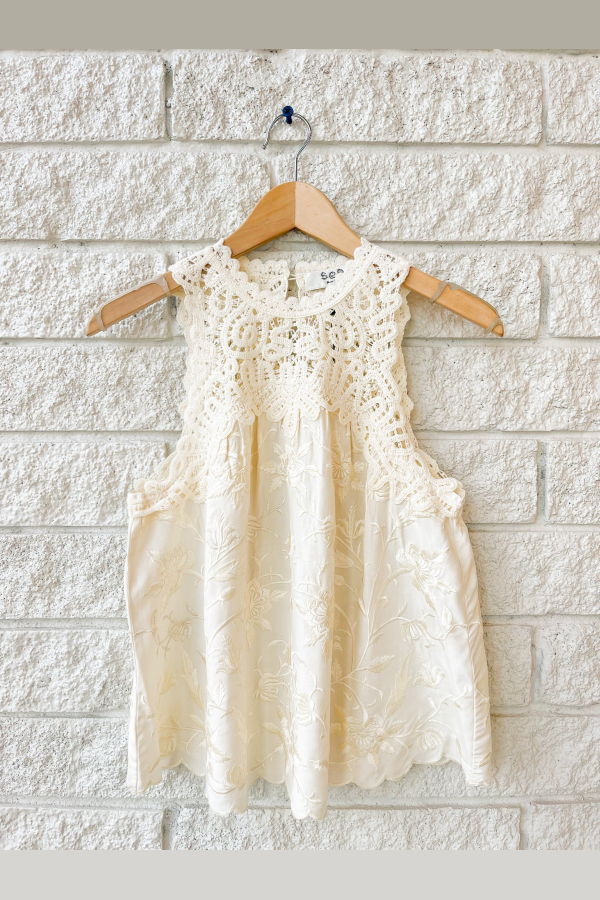 Sea NY Alina Lace Tank Top - Cream