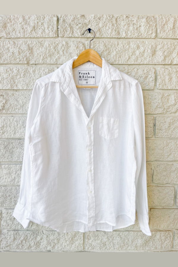 Frank & Eileen Eileen Relaxed Button Up Shirt - White