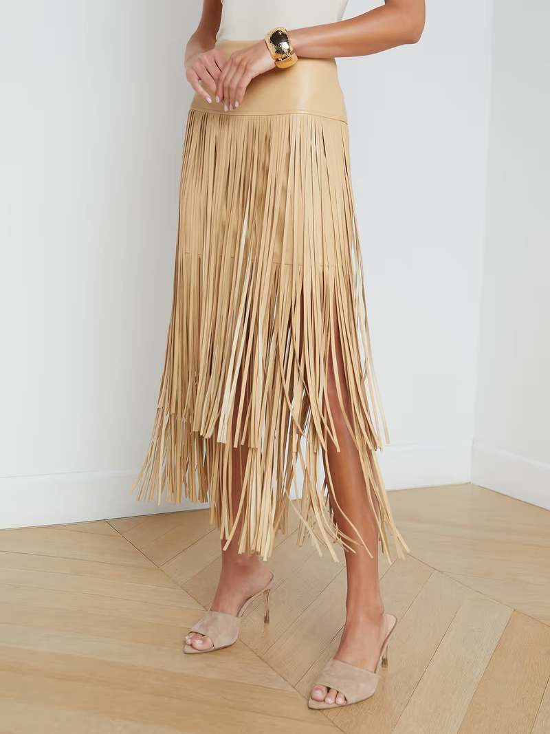 L'agence Karolina Fringe Skirt