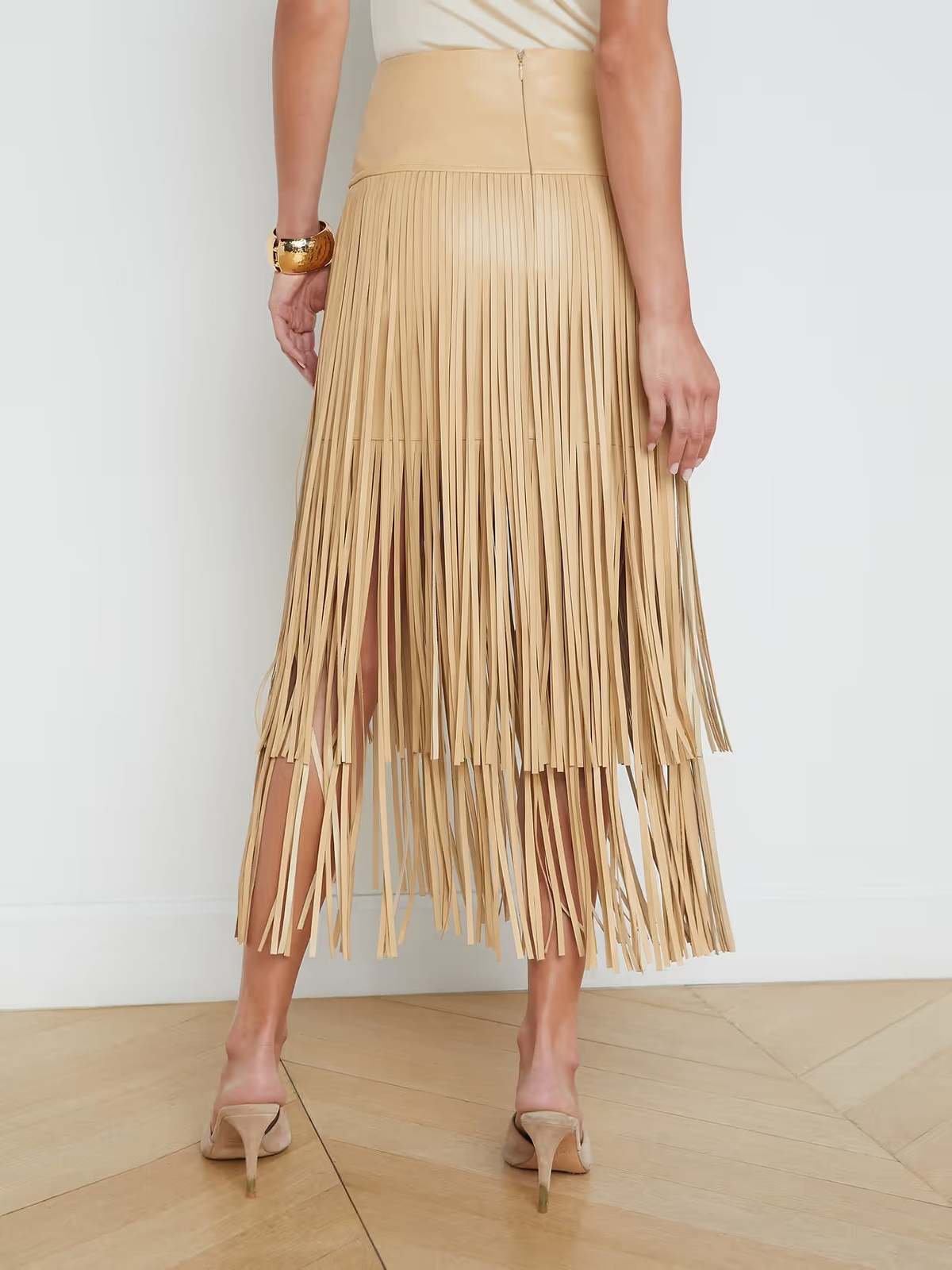 L'agence Karolina Fringe Skirt - Image 4 of 6