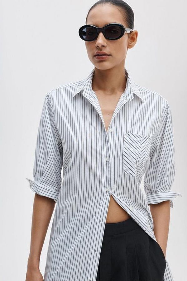 Rag & Bone Lucia Striped Mini Dress