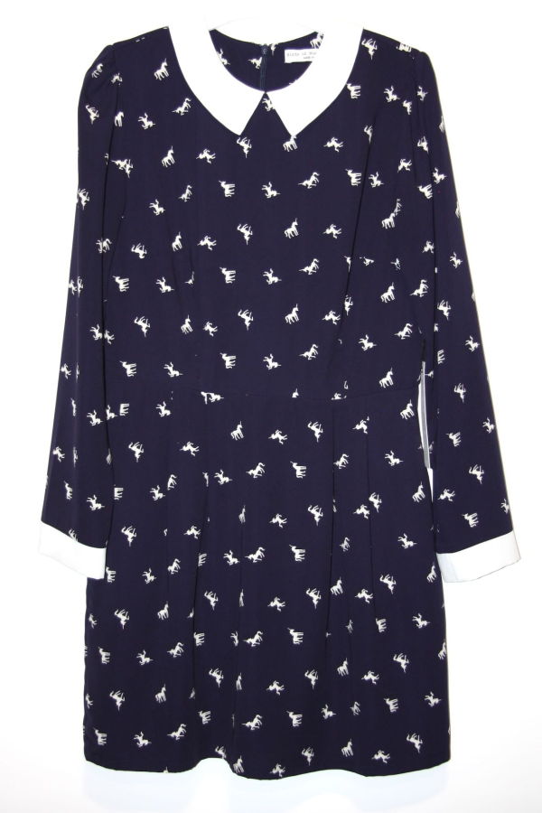 Birds of North America RN1477-10 Pygmy Owl Unicorns Dress
