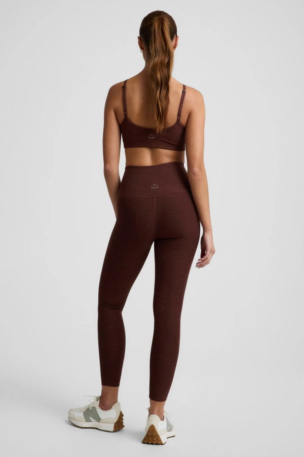 Beyond Yoga Spacedye Caught In The Midi High Waisted Legging - Iced Mocha