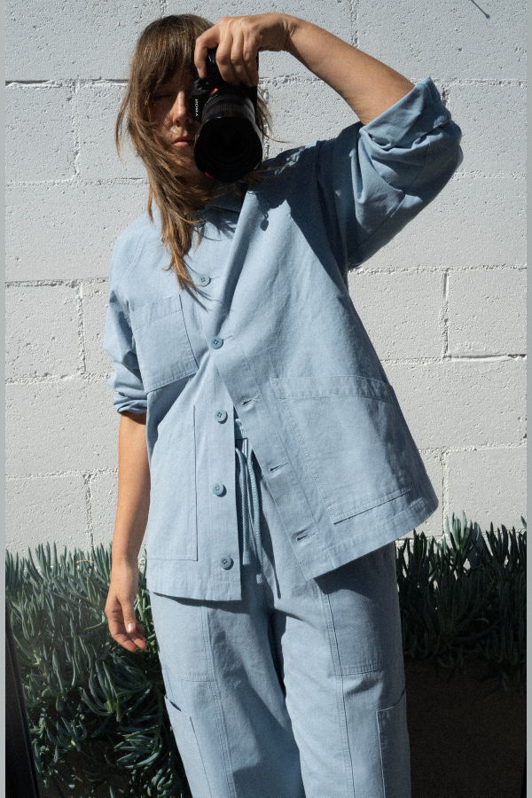 Neranese Loire Shirt Jacket - Clearwater Blue