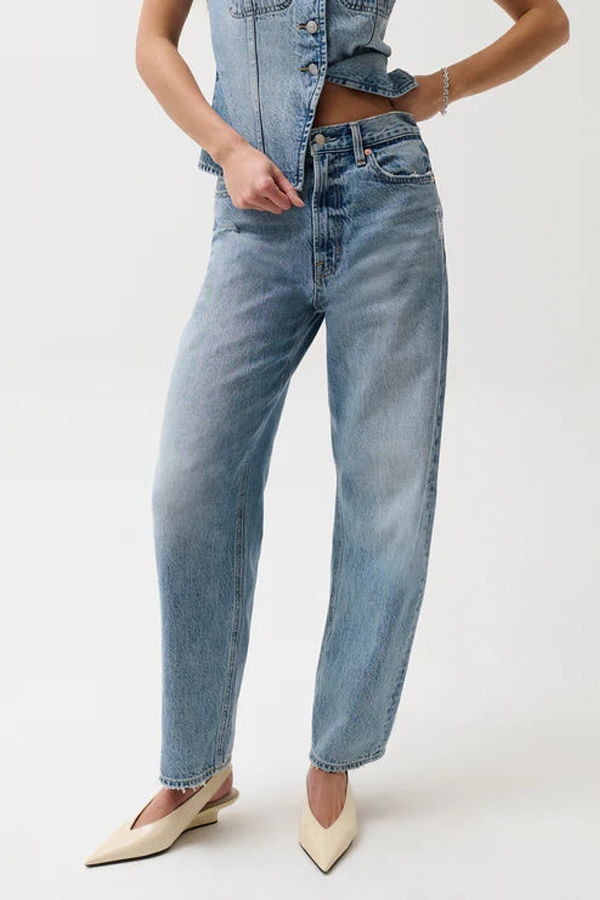Pistola Wes High Rise Barrel Jean